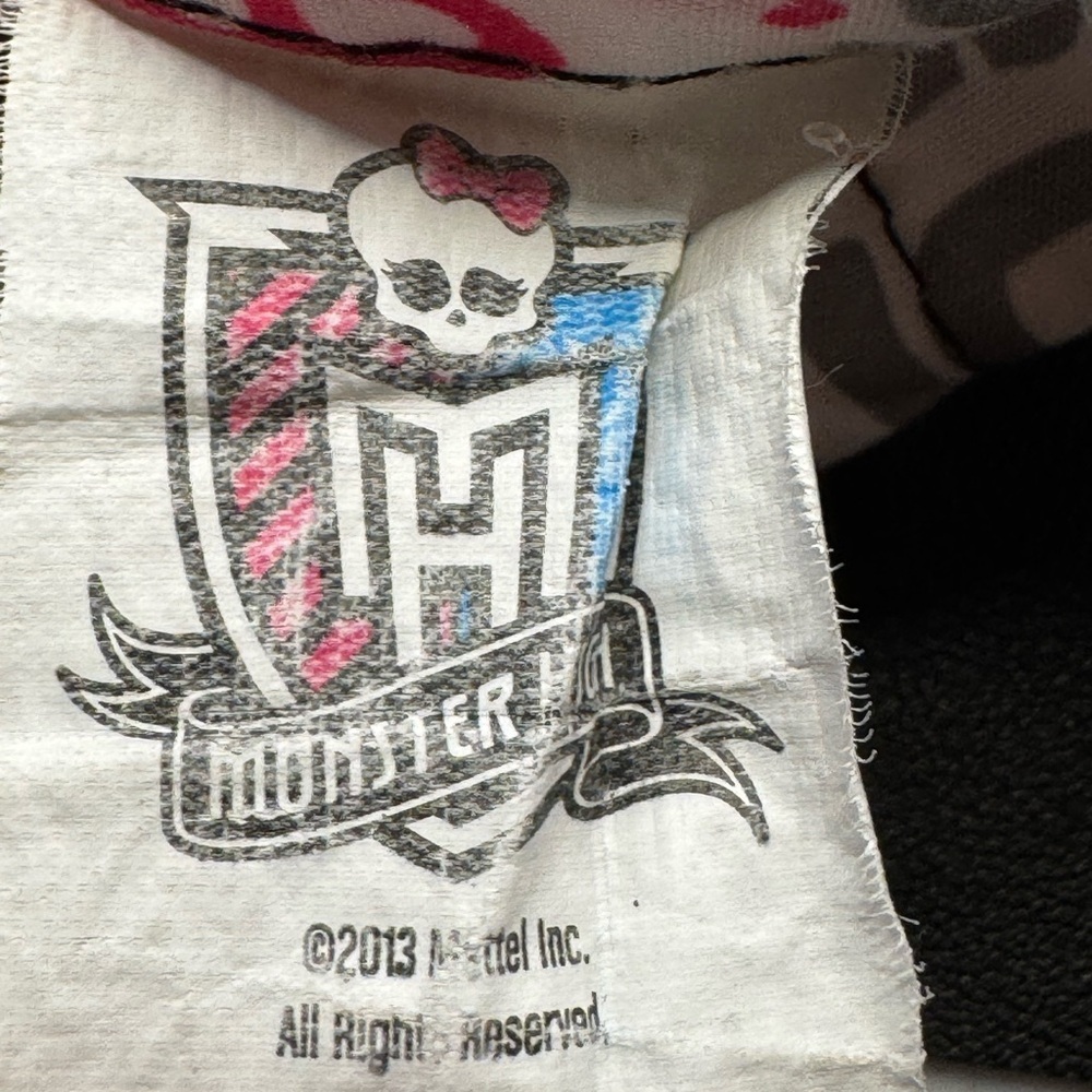 Monster High Twin Sheet Set NO Pillowcase; Pink Flat Sheet & Pillowcase Lot - Picture 4 of 8